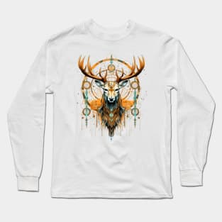 Elk Dream Catcher Long Sleeve T-Shirt